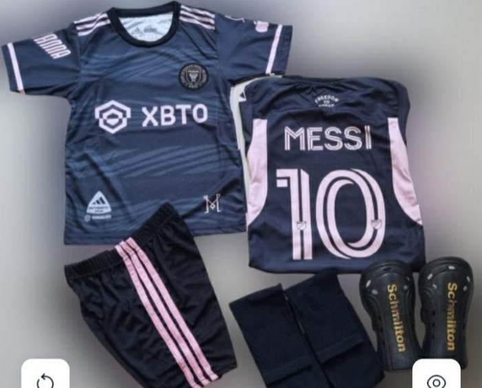 ECHIPAMENTE COMPLETE FOTBAL COPII10/14 ANI,MESSI INTER MIAMI,MODEL NOU