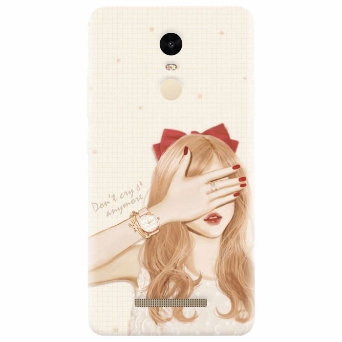 Husa silicon pentru Xiaomi Remdi Note 3, Dont Cry Anymore