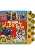 Animale salbatice. Carte sonora cu 10 sunete