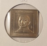 Hungary, Ungaria, 1000 Forint &Aacute;nyos Jedlik, 2011, KM#829 comemorativa, patrata, Europa