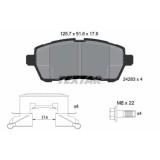 Textar set placute frana, frana disc