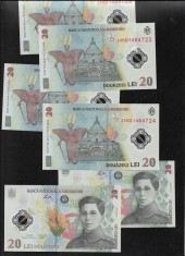 20 lei 2021 (2023) unc pret pe bucata
