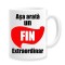 Cana alba personalizata &quot;Asa arata un fin extraordinar&quot;, INOVATIX&reg;. 330ml