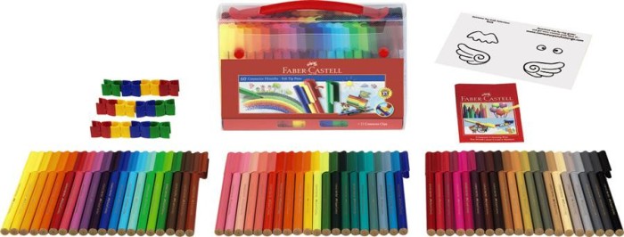 Carioca Faber-Castell 60/set Connector Cut Cadou Faber-Castell