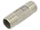 Niplu filetat simplu 10bar 60mm