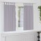 vidaXL Perdele cu perdele 2 pcs Gri metalic 175x140cm Poliester 4107579