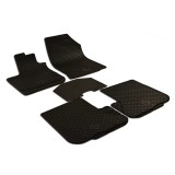 Cumpara ieftin Covorase Auto Cauciuc Umbrella pentru Dacia Logan (2012-2020) - Set Complet 5 Piese, Negru, Anti-Alunecare