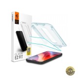 Folie de protectie Ecran Spigen EZ FIT pentru Apple iPhone 16 Pro Sticla Securizata Full Glue Set 2 bucati
