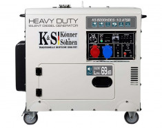 Generator de curent 6.5 kW diesel - Heavy Duty - insonorizat - Konner &amp;amp; Sohnen foto