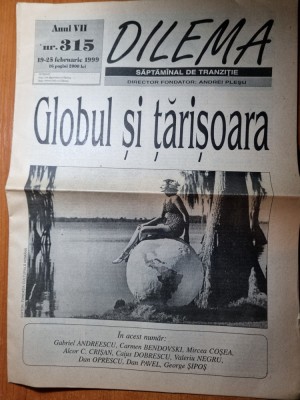 ziarul dilema 19-25 februarie 1999 foto