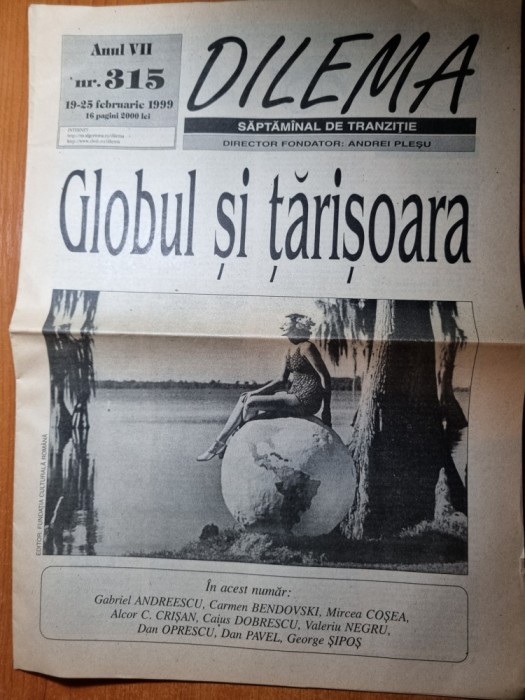 ziarul dilema 19-25 februarie 1999