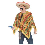 Costum mexican poncho adult, Smiffys