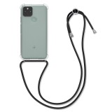 Husa pentru Google Pixel 5, Silicon, Transparent, 53651.03, Textil, Carcasa, Kwmobile
