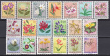 DB1 Flora Flori 1953 Ruanda Urundi 19 v. MNH, Nestampilat