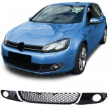 Grilaj cu fagure lucios pentru faruri de ceata pentru VW Golf 6 08-13 Performance AutoTuning