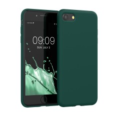 Husa Kwmobile pentru Apple iPhone 8/iPhone 7/iPhone SE 2, Silicon, Verde, 49979.184 foto