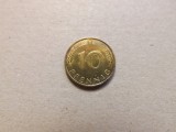 Germania 10 Pfennig 1991 D