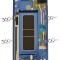 Display Samsung SM-N950 NOTE 8 BLUE ( Service Pack )