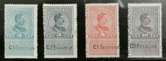 SV * Romania LOT 4 Timbre Fiscale 2 - 3 - 4 - 10 LEI * Perioada Carol II