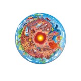 Puzzle copii arheologie, cu lumini led (38 piese)