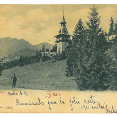2761 - SINAIA, Peles Castle, Litho, Romania - old postcard - used - 1900