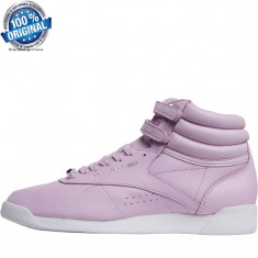 Ghete ORIGINALE 100% Reebok Freestyle Hi Muted Luxury LEATHER nr 37.5 ;38.5 foto