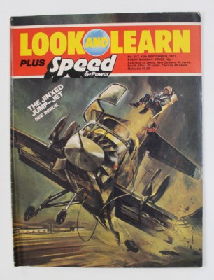 LOOK AND LEARN PLUS SPEED AND POWER , REVISTA ENGLEZA PENTRU COPII , STIINTA , ISTORIE , GEOGRAFIE , ETC., 10 SEPT. , 1977 foto