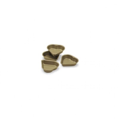 Set forme copt Bialetti D&amp;amp;C model inima 4 buc 10 cm foto