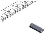 Conector FFC/FPC orizontal 30 pini ZIF contacte inferioare