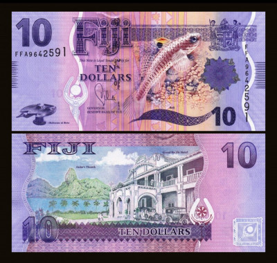 Fiji 2013 - 10 dollars UNC foto