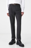 Medicine pantaloni barbati, culoarea gri, mulata