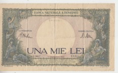 B12 - Bancnota Romania - 1000 lei - emisiune 10 septembrie 1941