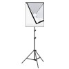 Kit studio foto, softbox 50 x 70 cm, 1 bec LED 30W 5700K, trepied 200 cm, Dactylion