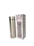 Termos pentru cafea/apa, capacitate 500ml, afisaj led temperatura, autonomie 3 ani, Rosberg, gri metalic