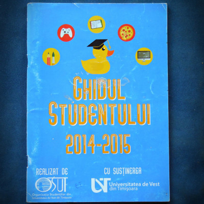 GHIDUL STUDENTULUI - 2014-2015 - UNIVERSITATEA DE VEST DIN TIMISOARA UVT foto