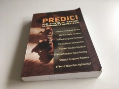PREDICI ALE SFINTILOR PARINTI LA DUMINICILE DE PESTE AN. EDITURA EGUMENITA 2009 FORMAT PUTIN MAI MARE 23,5 X 16,5 CM.
