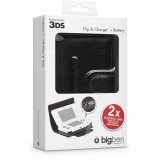 Nintendo 3DS - baterie 2000mAh + husa + stylus -Negru- EAN:3499550295603