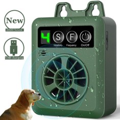 Dispozitiv Profesional Anti-Latrat, Ultrasonic, 4 trepte de intensitate, USB