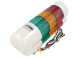 Coloană de Semnalizare LED Roșu/Ambră/Verde