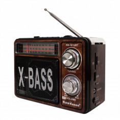 Radio portabil X-Bass KN-161URT, 3 benzi, Maro foto