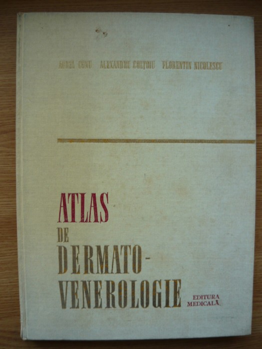 CONU / COLTOIU / NICOLESCU - ATLAS DE DERMATO-VENEROLOGIE - 1980