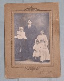 fotografie veche datata 1911 CVD, familie de Romani in America - Klein&#039;s studio