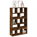 Gossi biblioteca, stejar fumuriu, 100x33x156,5 cm, lemn prelucrat