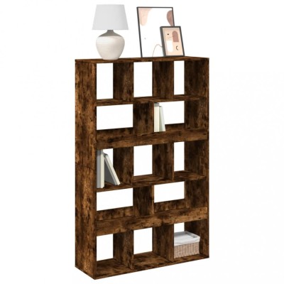 vidaXL Bibliotecă, stejar fumuriu, 100x33x156,5 cm, lemn prelucrat foto
