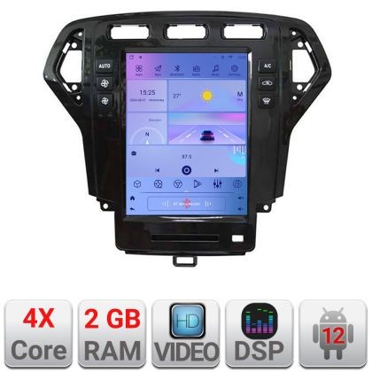 Navigatie Ford Mondeo 2007-2010 tip tesla radio gps internet 4 Core carplay android auto 2+32 kit-tesla-mondeo-07+ED CarStore Technology