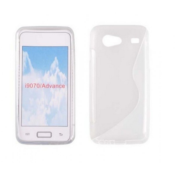 Husa telefon Silicon Samsung S Advance i9070 clear
