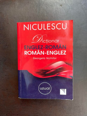 Georgeta Nichifor - Dictionar englez-roman, roman-englez uzual foto
