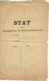 A4329N Stat de presența funcționarilor serviciului Comunei Urbane Găeșci pe luna Iuniu 1885/Găești