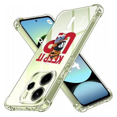 Husa antisoc pentru xiaomi redmi note 14 4g (regional) - airbag tpu, col&amp;Egrave;uri ranforsate - keep it up foto