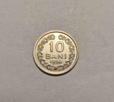 10 bani 1954 UNC foto